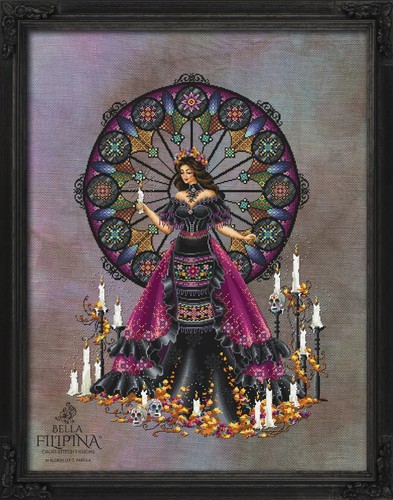 Cross stitch pattern witch - cross,