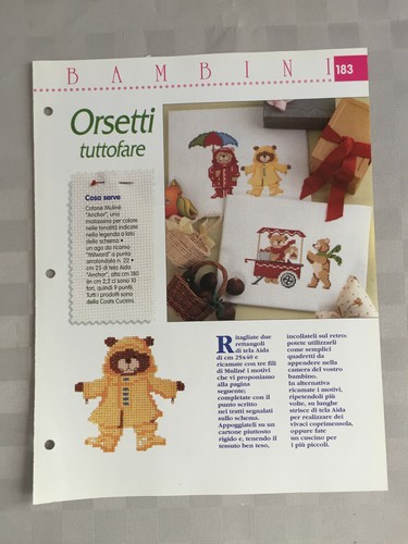 Schema punto croce bambini - croce,