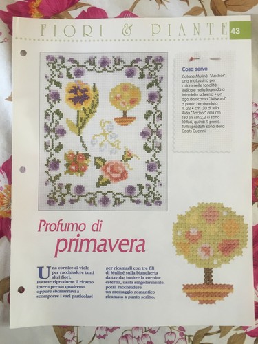 Schema punto croce - , ricamo