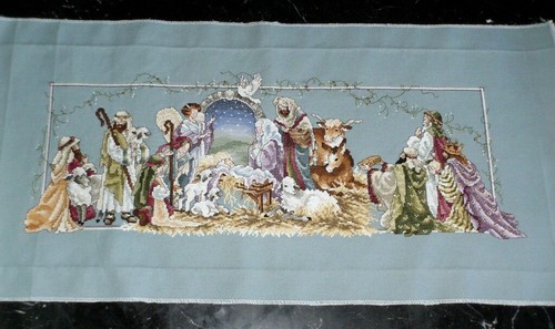 Schema punto croce presepe - schema,