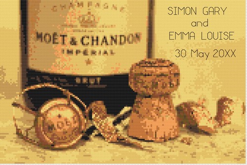 Schema punto croce florashell - schema,