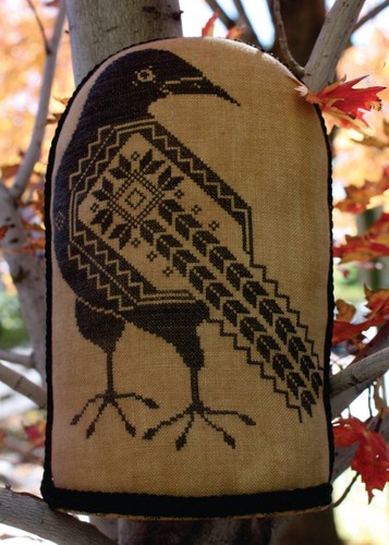 Quaker crow cross stitch - quaker,