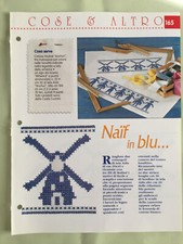 Schema punto croce Ricamo Naif