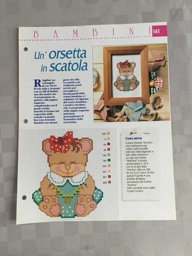 Schema punto croce bambini - punto,