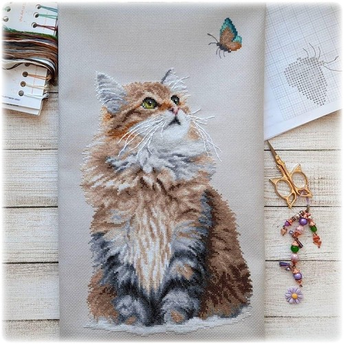 Cross stitch pattern forest - stitch,