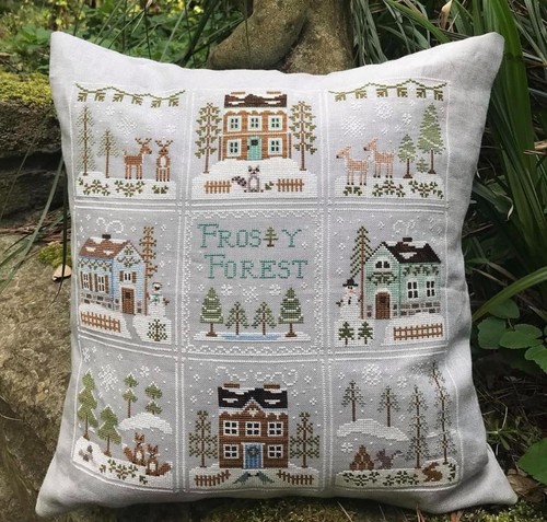 Cross stitch pattern winter - cross,