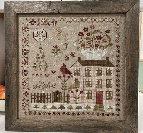 Cross stitch patterns sampler - cross,