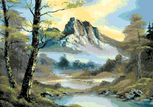 Schema schemi punto - schemi, lago