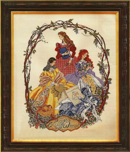 Little women cross - women, stitch