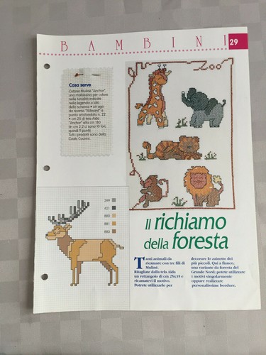 Schema punto croce bambini - croce,