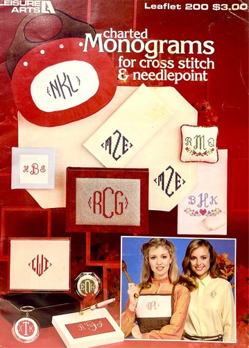 1981 leisure arts monogrammi - arts,