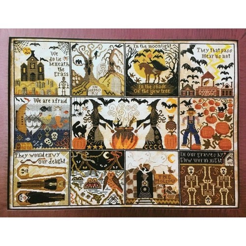 Halloween sampler quaker - quaker, quilt
