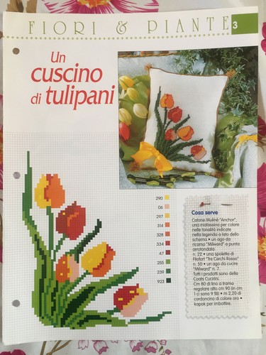 Schema punto croce ricamo - punto,