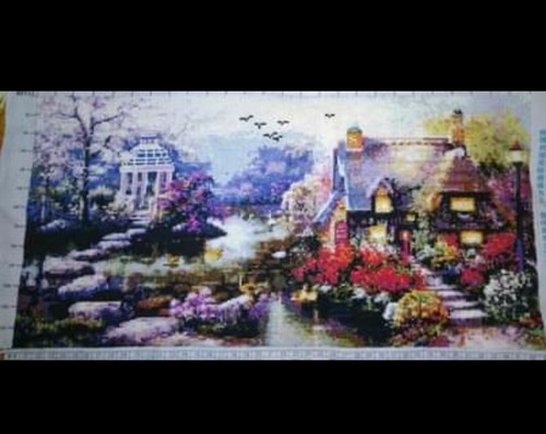 Arazzo quadro fatto mano - fatto,