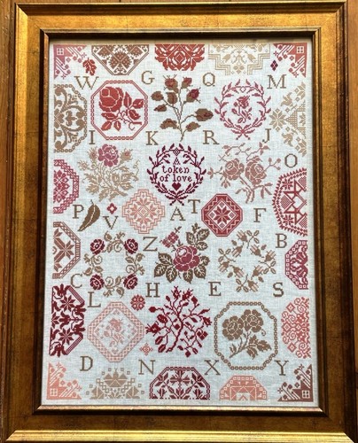 Cross stitch pattern sampler - cross,